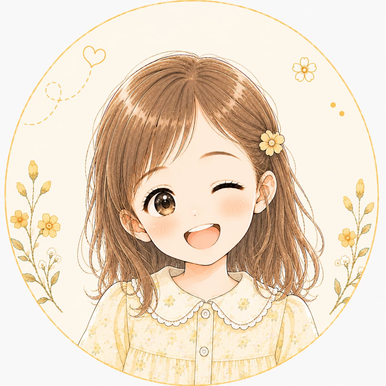 三女似顔絵
