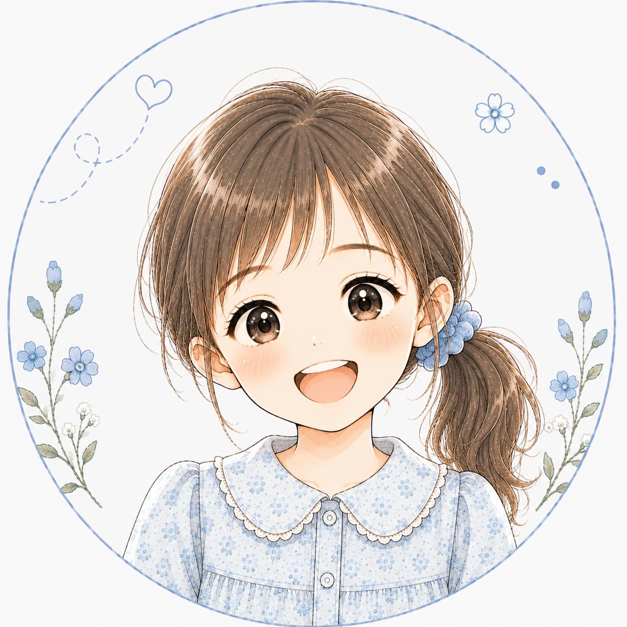 長女似顔絵